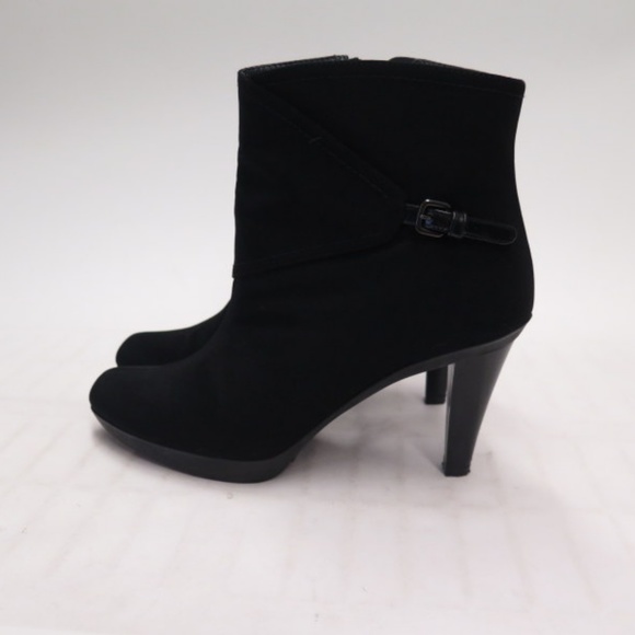 Stuart Weitzman Ankle Boot Gorgeous Black Gore-Tex - Picture 5 of 8